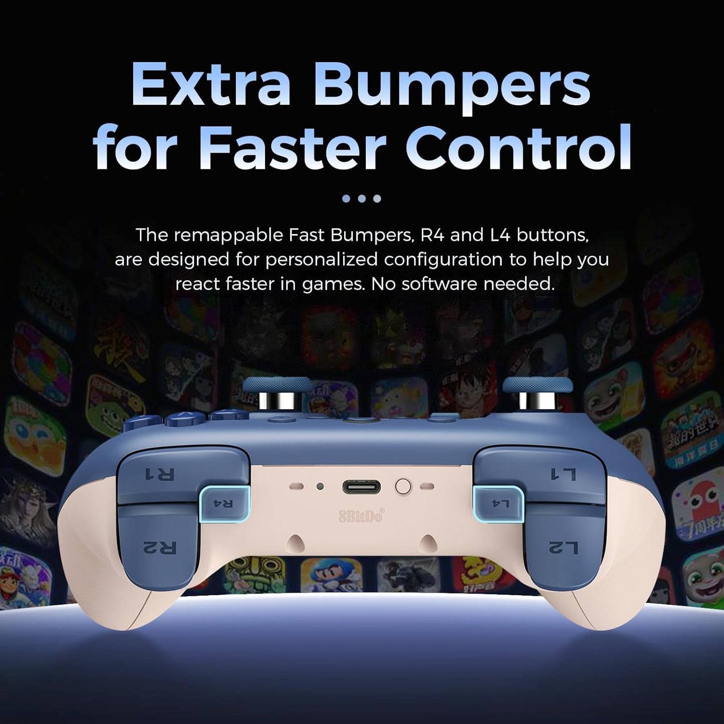 Control 8Bitdo Ultimate 2C (DARK BLUE)