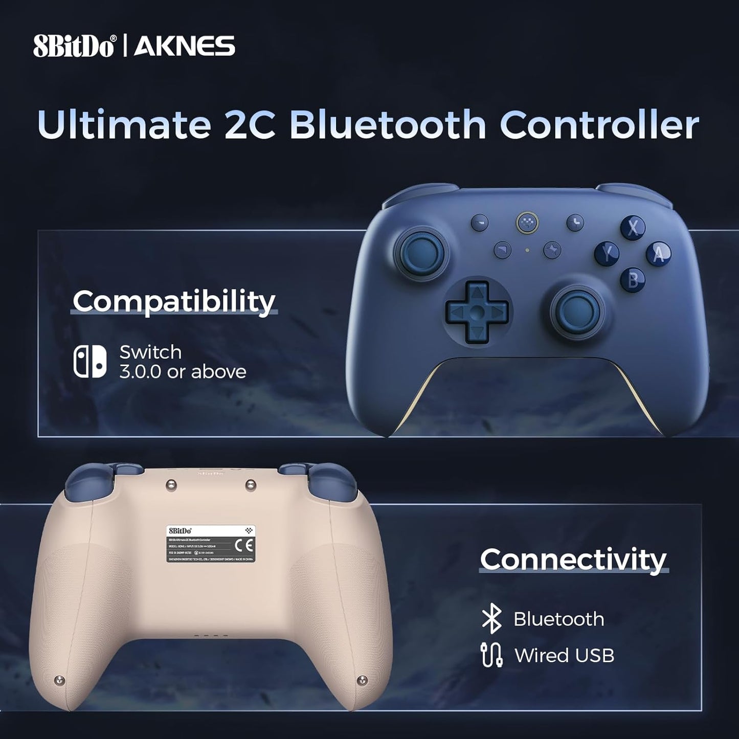 Control 8Bitdo Ultimate 2C (DARK BLUE)